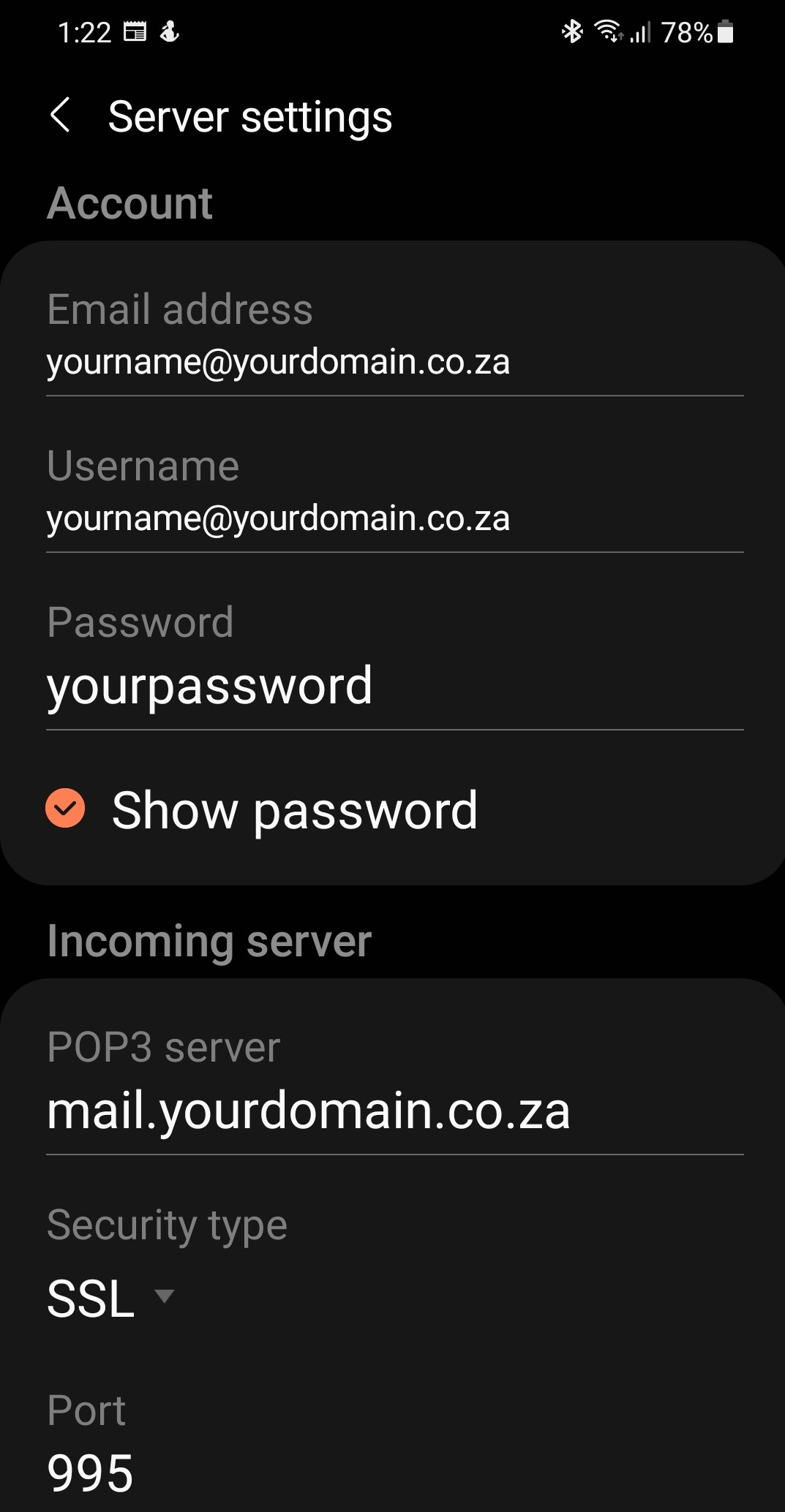 Setup Your Email on your Android Phone – JCS INTERNET SOLUTIONS